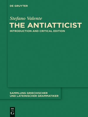 cover image of The Antiatticist